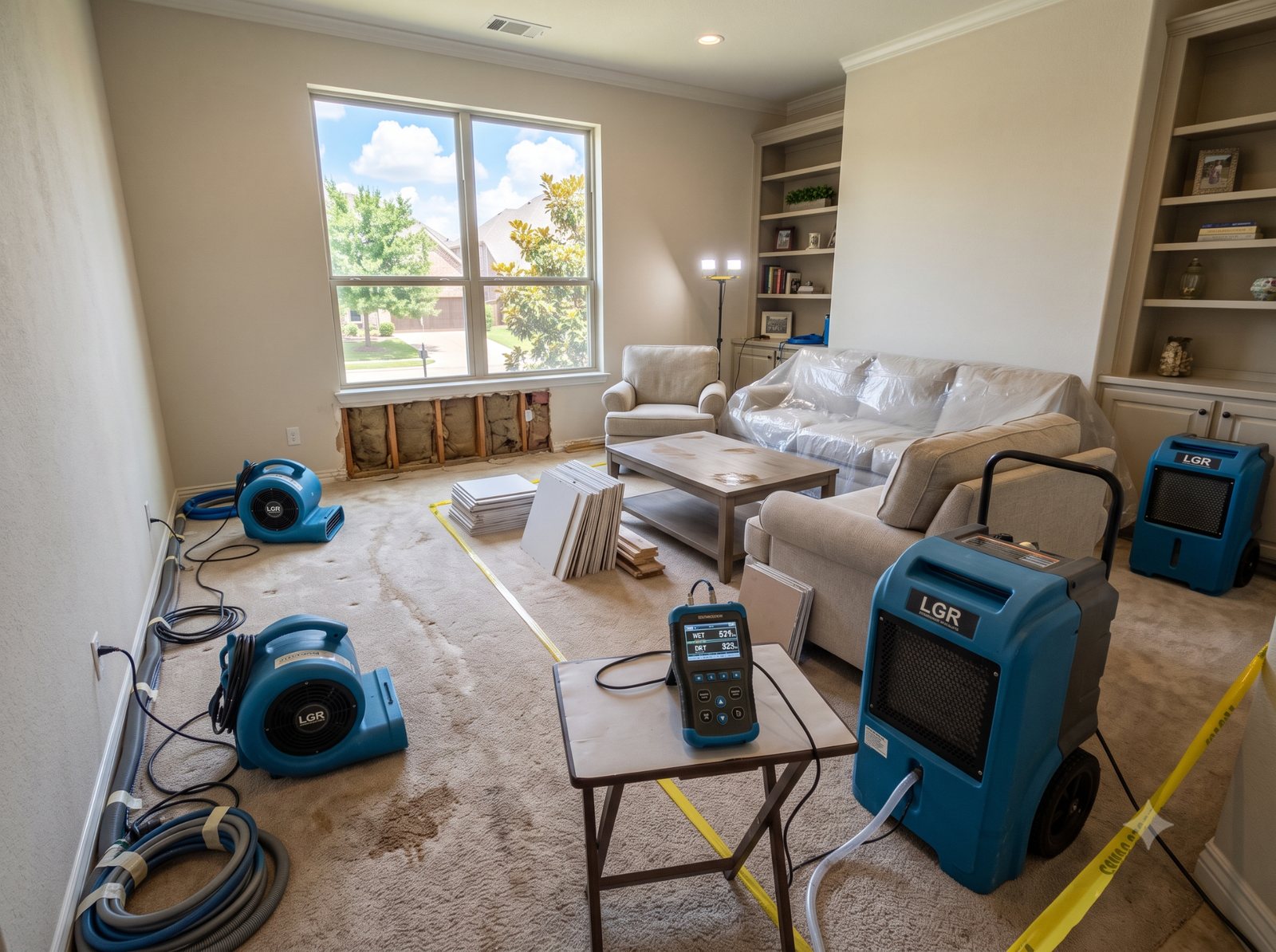 Water Damage Restoration near Indian Land Area